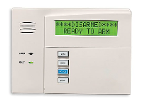 Honeywell Home 6160 32-Character Alpha Keypad for VISTA Security Systems, White