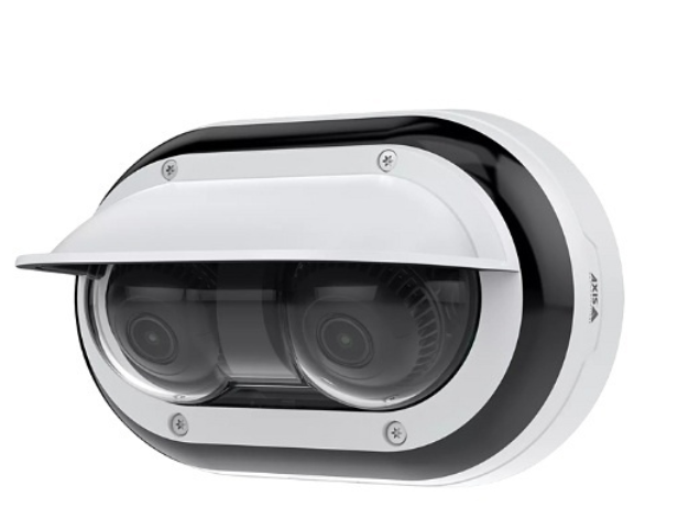 AXIS P4707-PLVE Dual-Sensor 2 × 5MP Panoramic IP Camera with 360° IR, 3.26–8.12mm Lens, Black/White – 02416-001