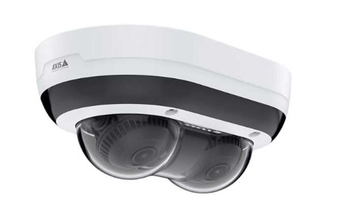 AXIS P4707-PLVE Dual-Sensor 2 × 5MP Panoramic IP Camera with 360° IR, 3.26–8.12mm Lens, Black/White – 02416-001