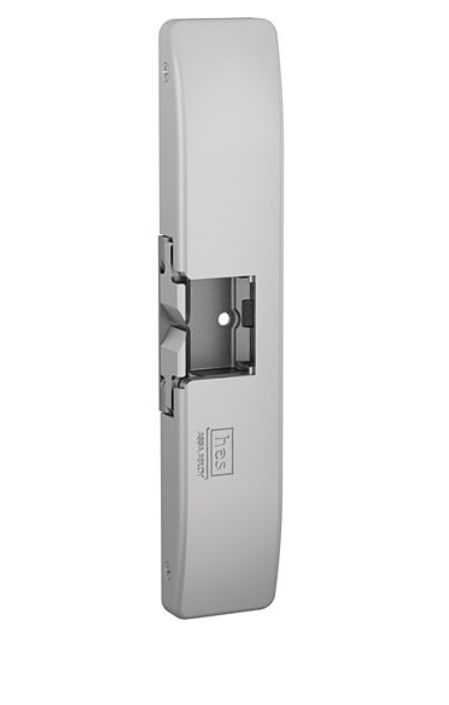 HES 9600-12/24D-630 9600 Series Surface Mounted Electric Strike, Windstorm Resistant, Satin Stainless Steel