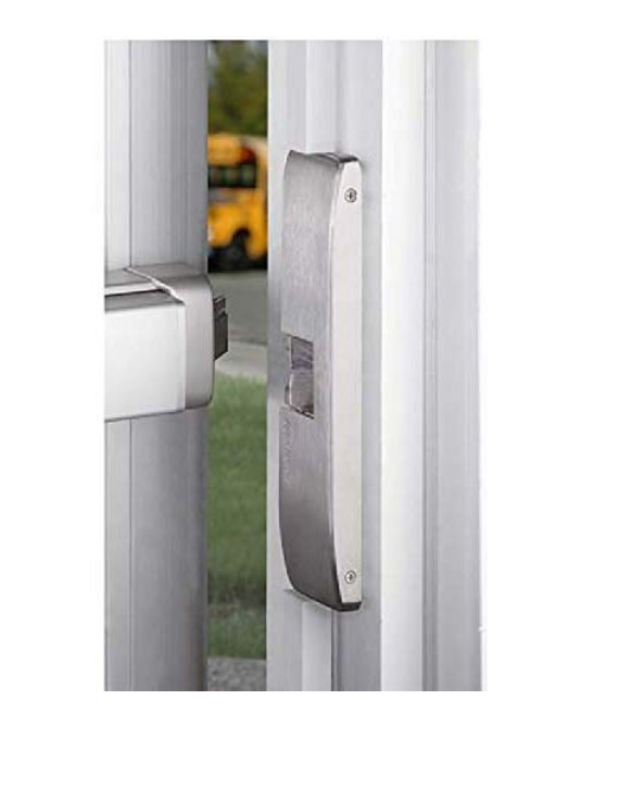 HES 9600-12/24D-630 9600 Series Surface Mounted Electric Strike, Windstorm Resistant, Satin Stainless Steel