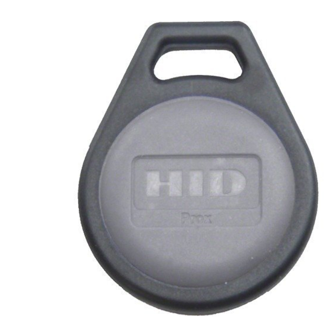 HID 1346 ProxKey III Programmed Proximity Key Fobs, Matching Numbers, Black/Gray, 50-Pack