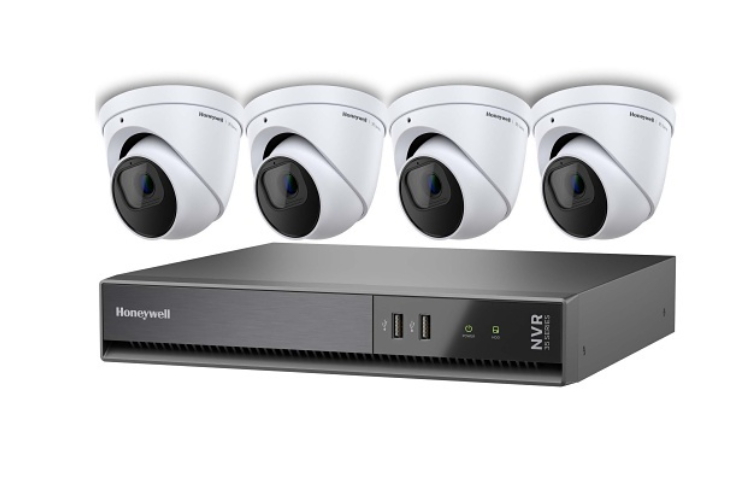 Honeywell HN35040101E45PK 35 Series 4-Camera 5MP IP Surveillance Kit with 4-Channel 1TB PoE NVR