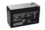 UltraTech IM-1272F1 12V 7AH Sealed Lead Acid Battery, F1 Terminal (Replaces IM-1270); Rechargeable SLA Battery for Alarm, UPS & Backup Power
