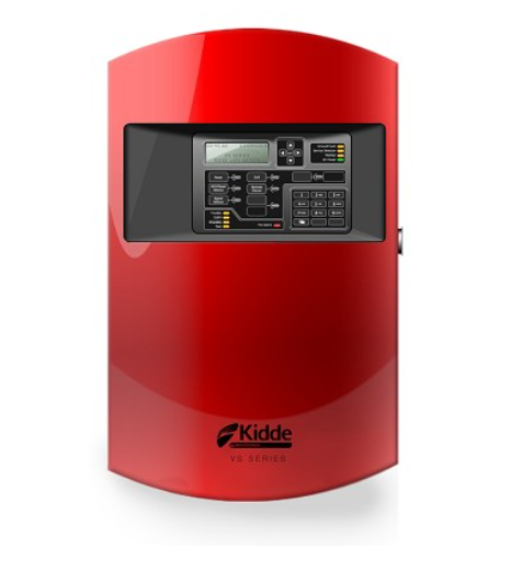 Kidde Commercial VS1-R 64-Point Intelligent Fire Alarm Control Panel, 110V, Red