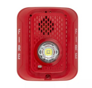 System Sensor P2RLED L-Series 24V 2-Wire LED Horn Strobe, Wall-Mount, FIRE, Red