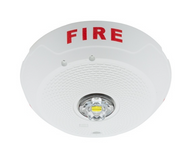 System Sensor SCWLED L-Series 24V LED Ceiling-Mount Fire Strobe, White