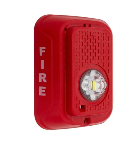 System Sensor SRLED L-Series 24V LED Wall-Mount Fire Strobe, Red