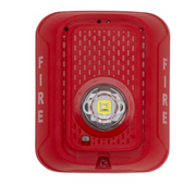 System Sensor SRLED L-Series 24V LED Wall-Mount Fire Strobe, Red
